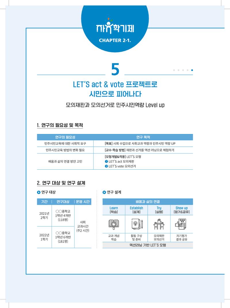 2022년 자유학기제 실천사례 연구대회 수업사례집 114페이지