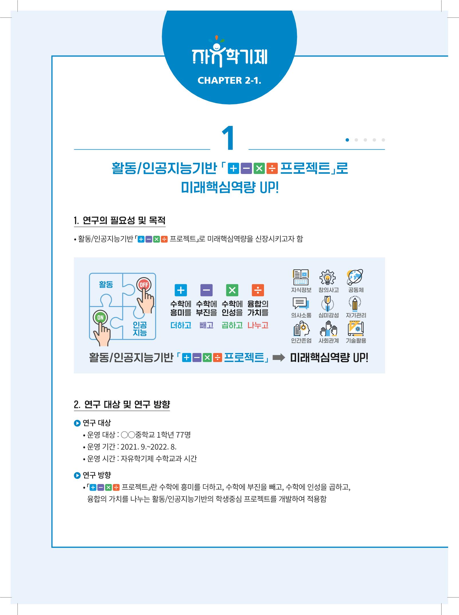 2022년 자유학기제 실천사례 연구대회 수업사례집 16페이지