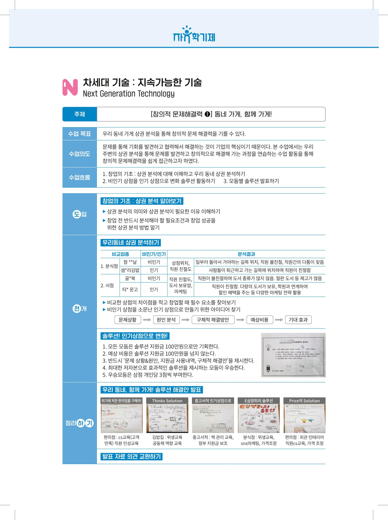 2022년 자유학기제 실천사례 연구대회 수업사례집 178페이지
