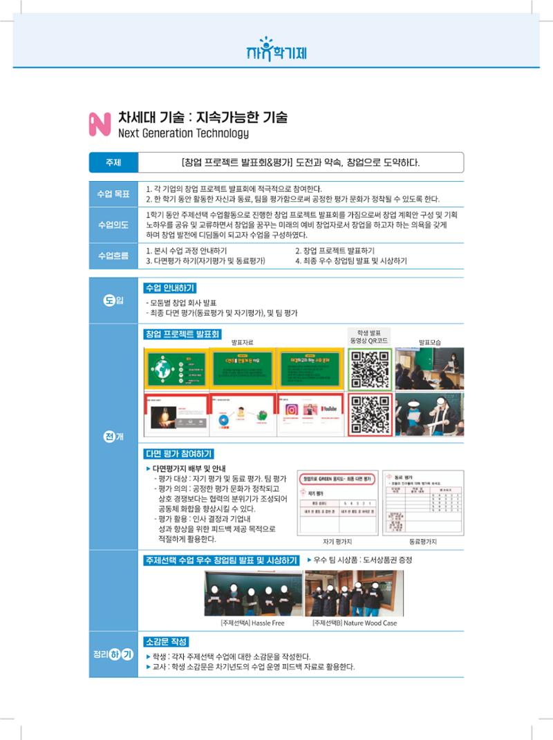 2022년 자유학기제 실천사례 연구대회 수업사례집 188페이지