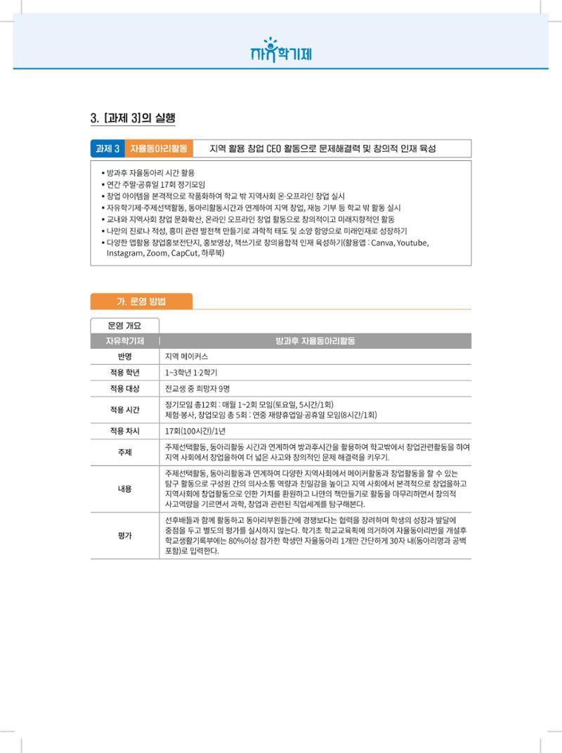 2022년 자유학기제 실천사례 연구대회 수업사례집 212페이지