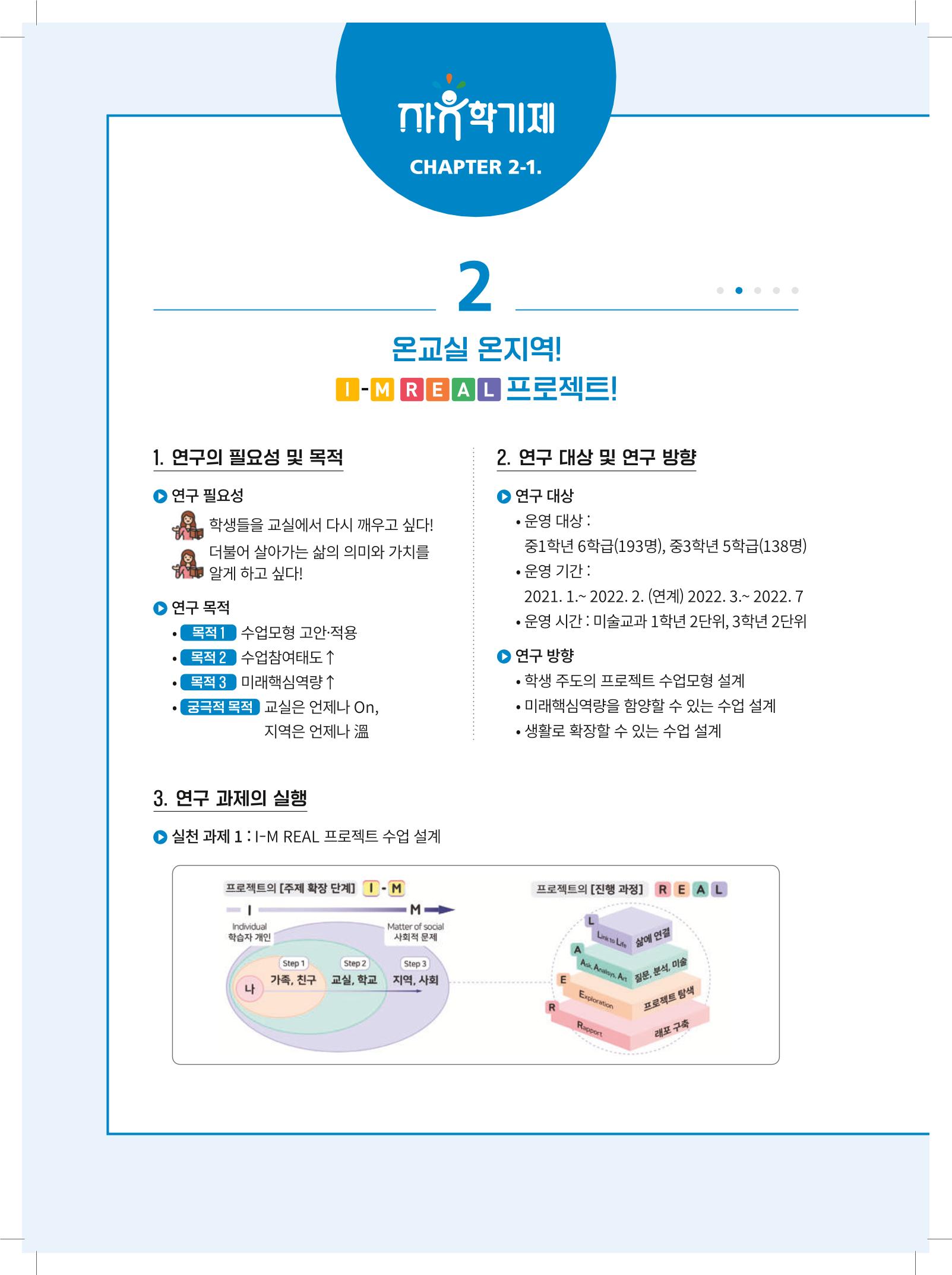 2022년 자유학기제 실천사례 연구대회 수업사례집 40페이지