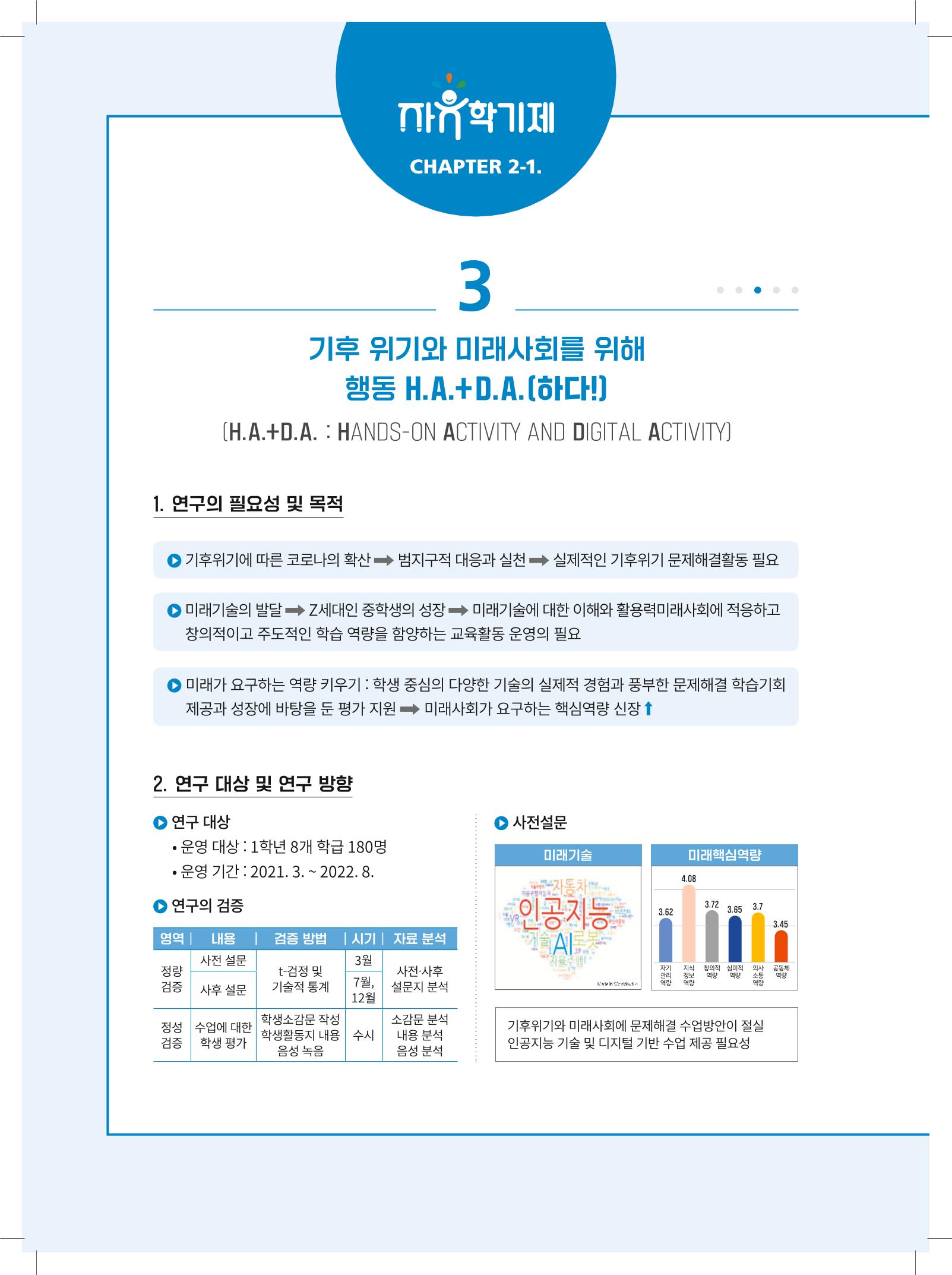 2022년 자유학기제 실천사례 연구대회 수업사례집 66페이지
