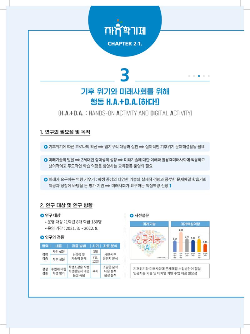 2022년 자유학기제 실천사례 연구대회 수업사례집 66페이지