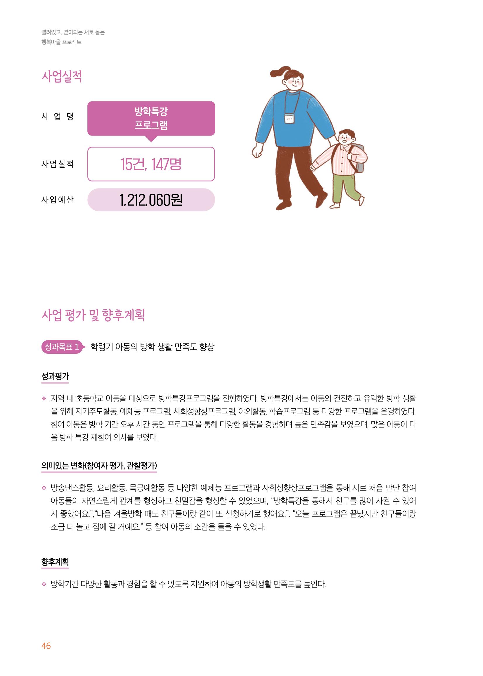 우만복지관_특수시책보고서_20230223 46페이지