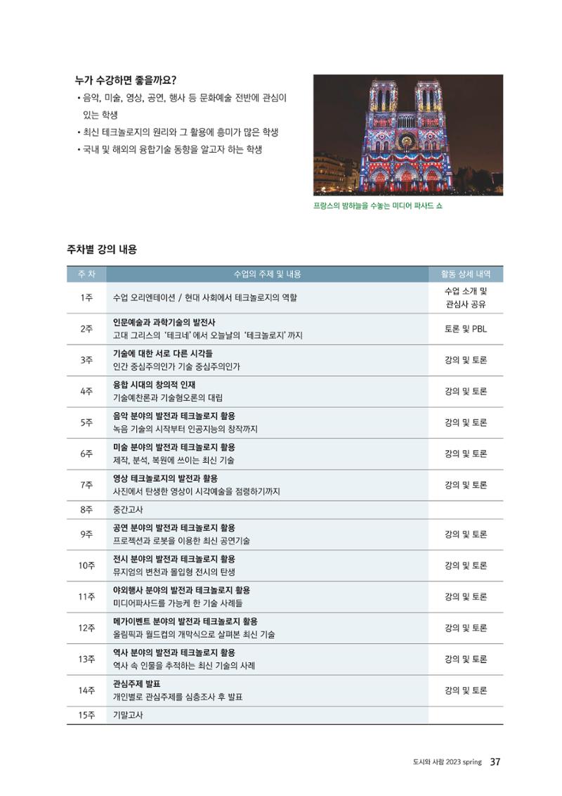 도시와 사람, 2023년 봄 37페이지