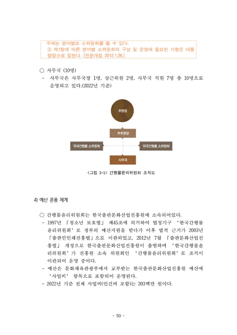 지속 가능한 웹툰자율규제위원회 운영을 위한 개선 방안 연구 50페이지
