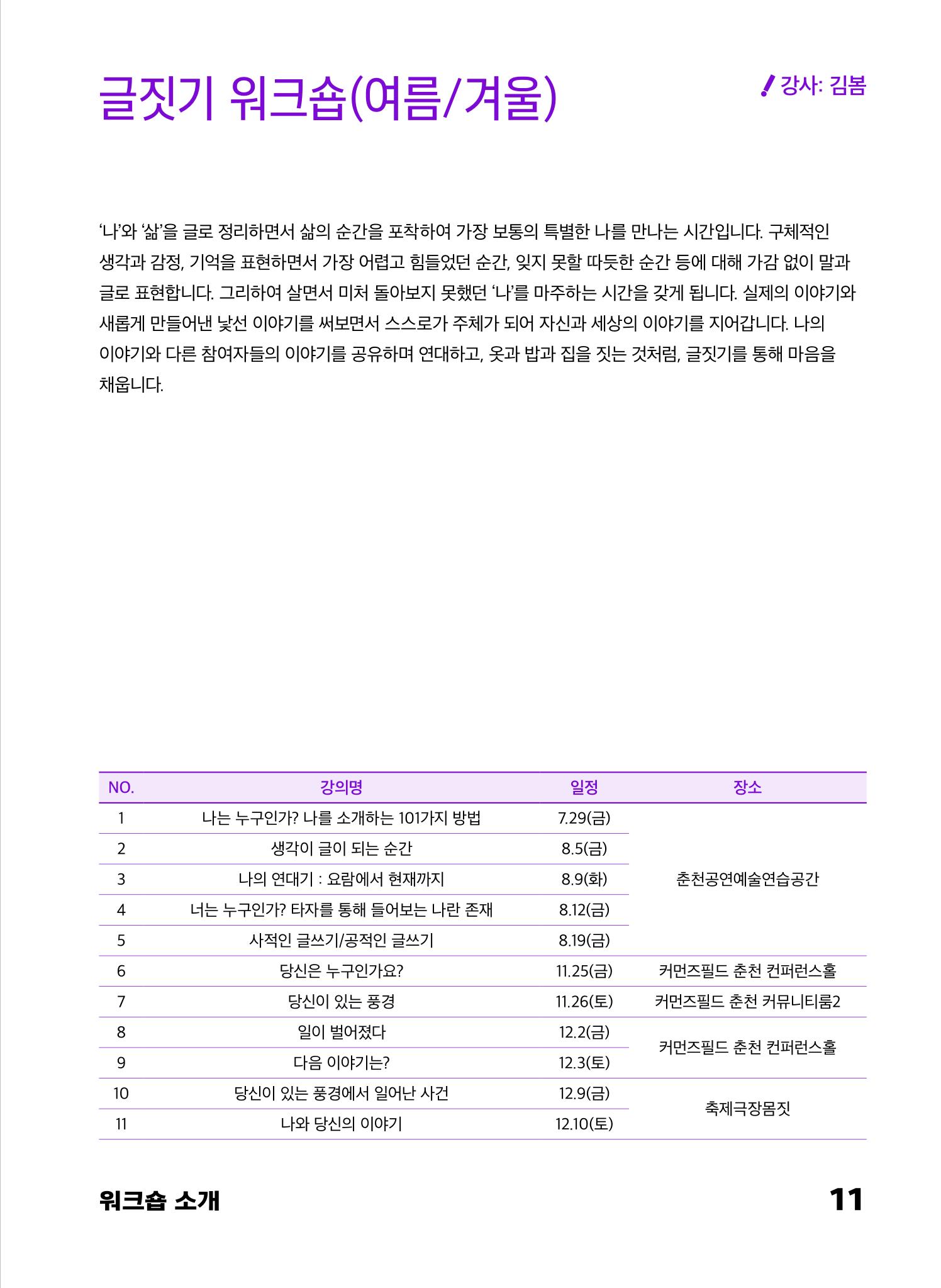 2022 장애인창작공연예술워크숍 Hello 프로젝트 시즌2 - 나는야 연기왕 기록집 13페이지