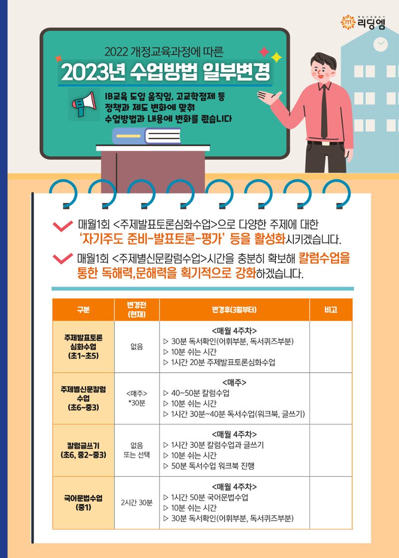리딩엠 매거진M 2023년 봄호 [대치] 3페이지