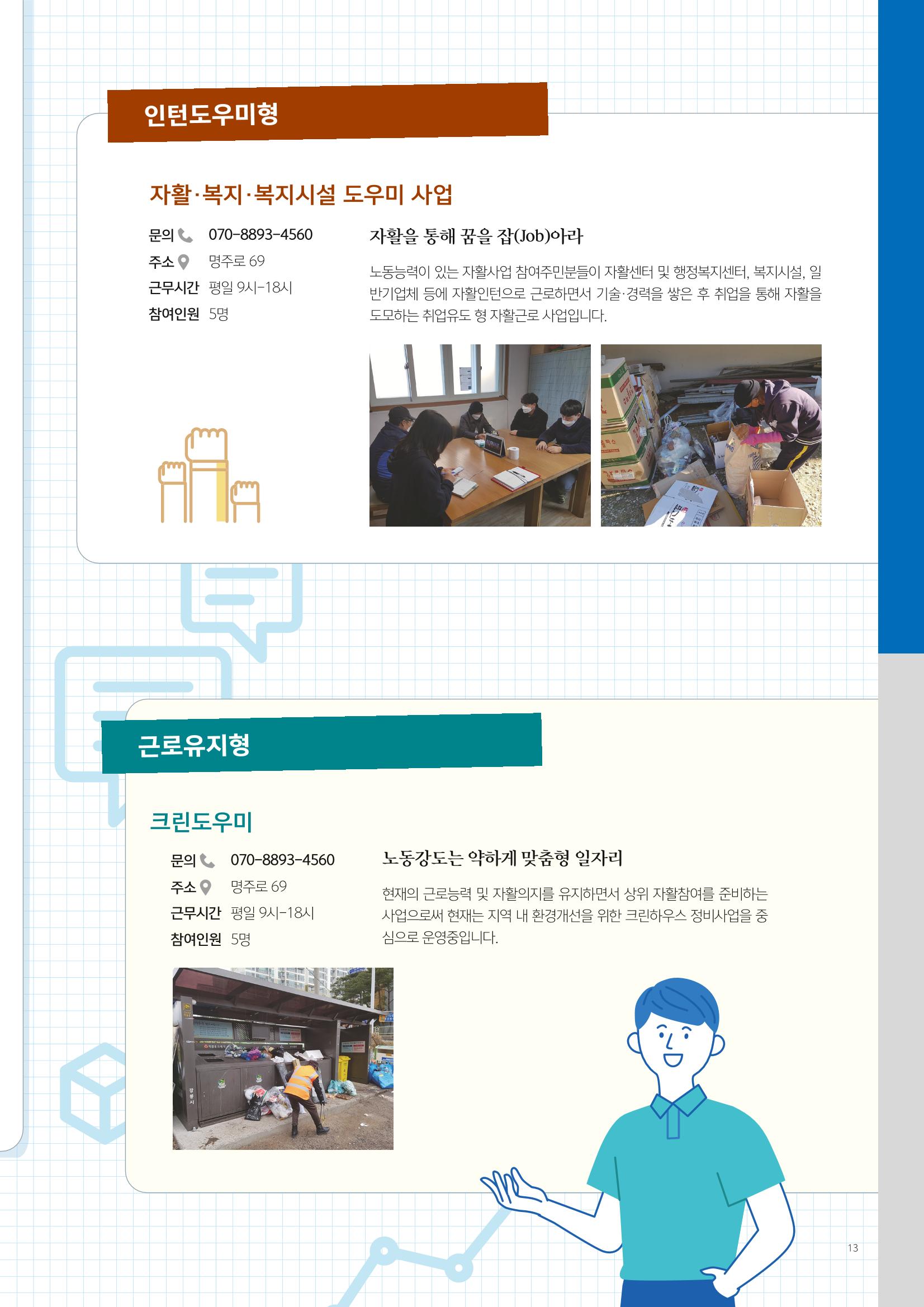 2023년 강릉지역자활센터 사업소개 13페이지