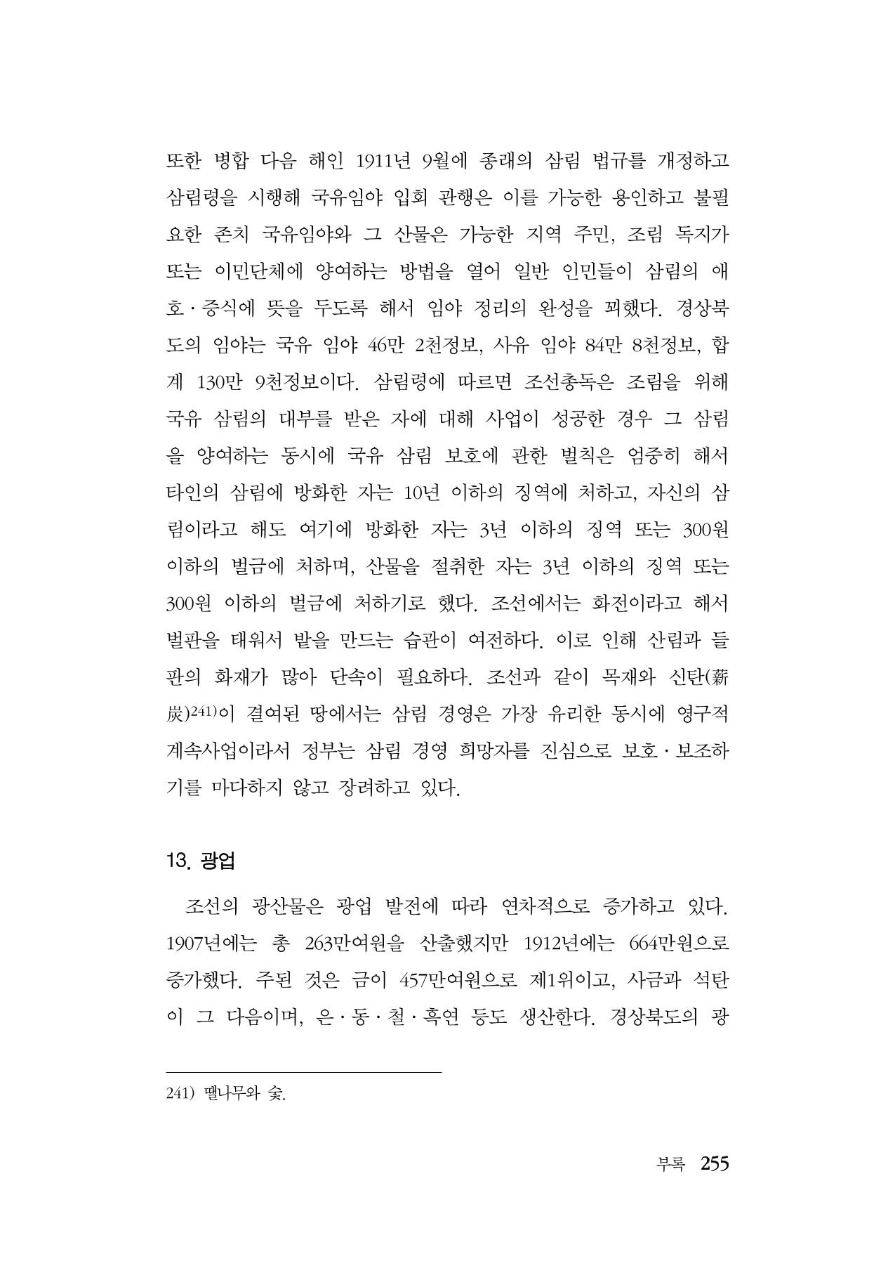 대구민단사(1915) 255페이지