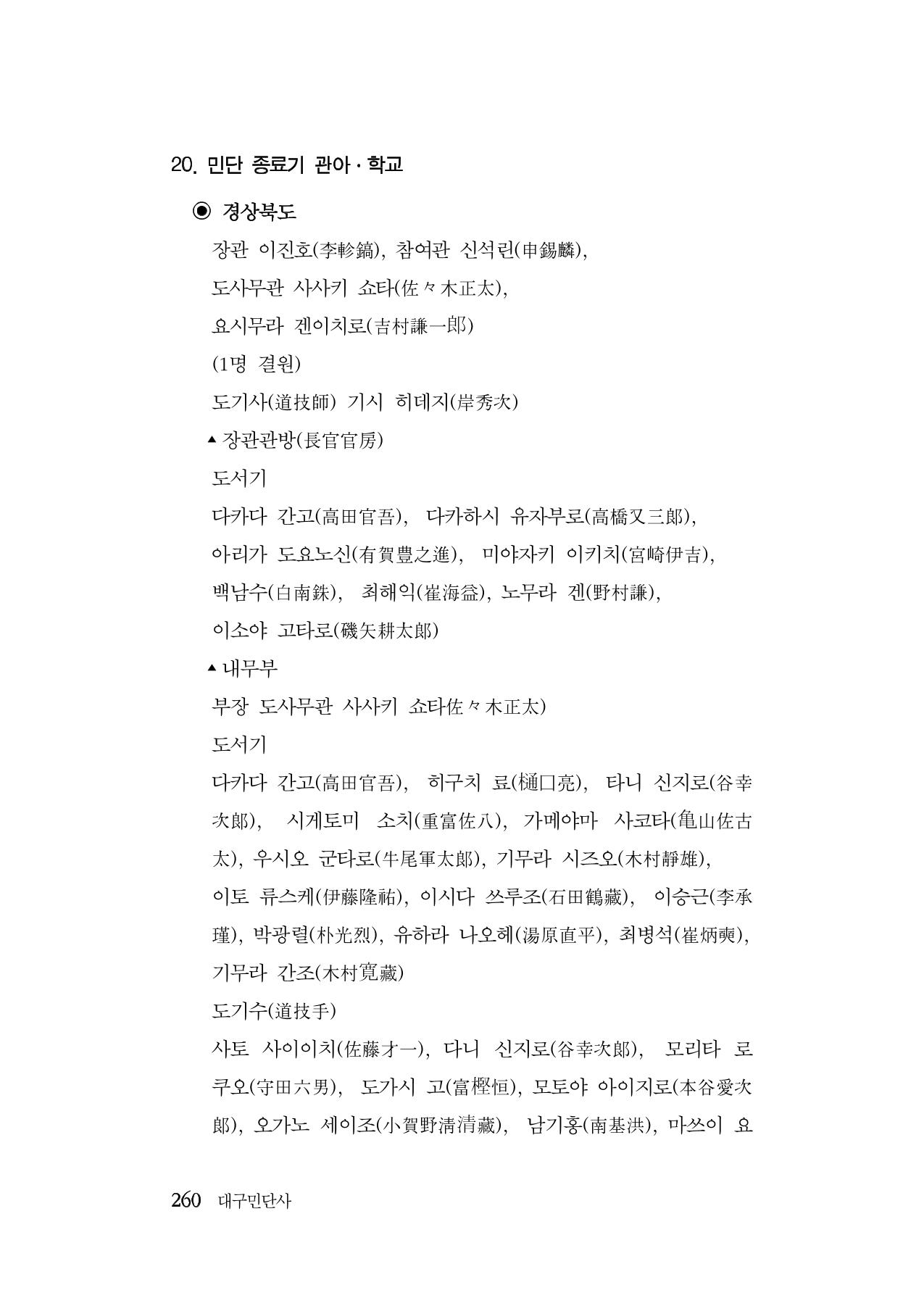 대구민단사(1915) 260페이지