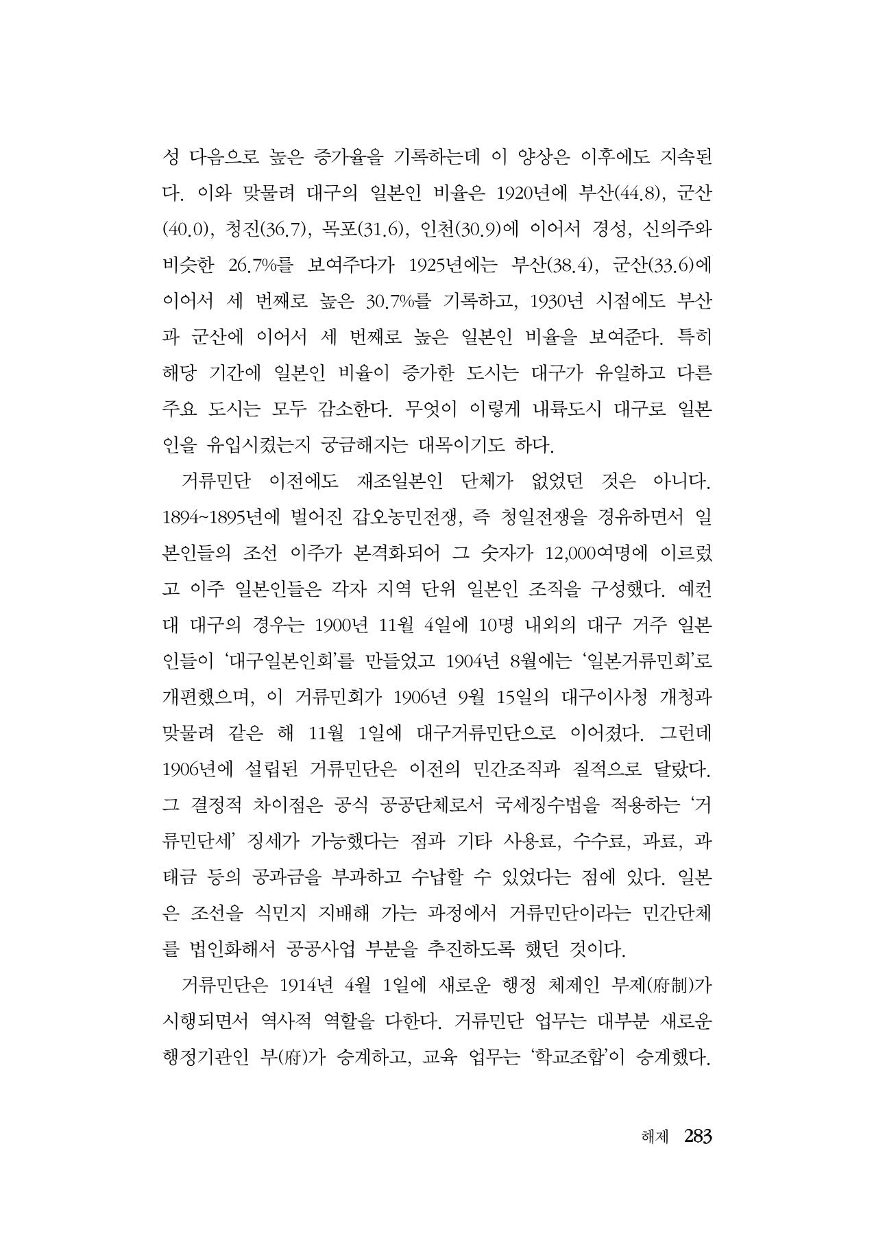 대구민단사(1915) 283페이지