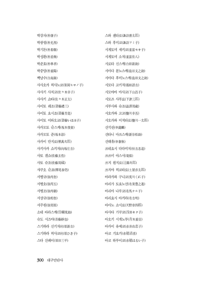 대구민단사(1915) 300페이지