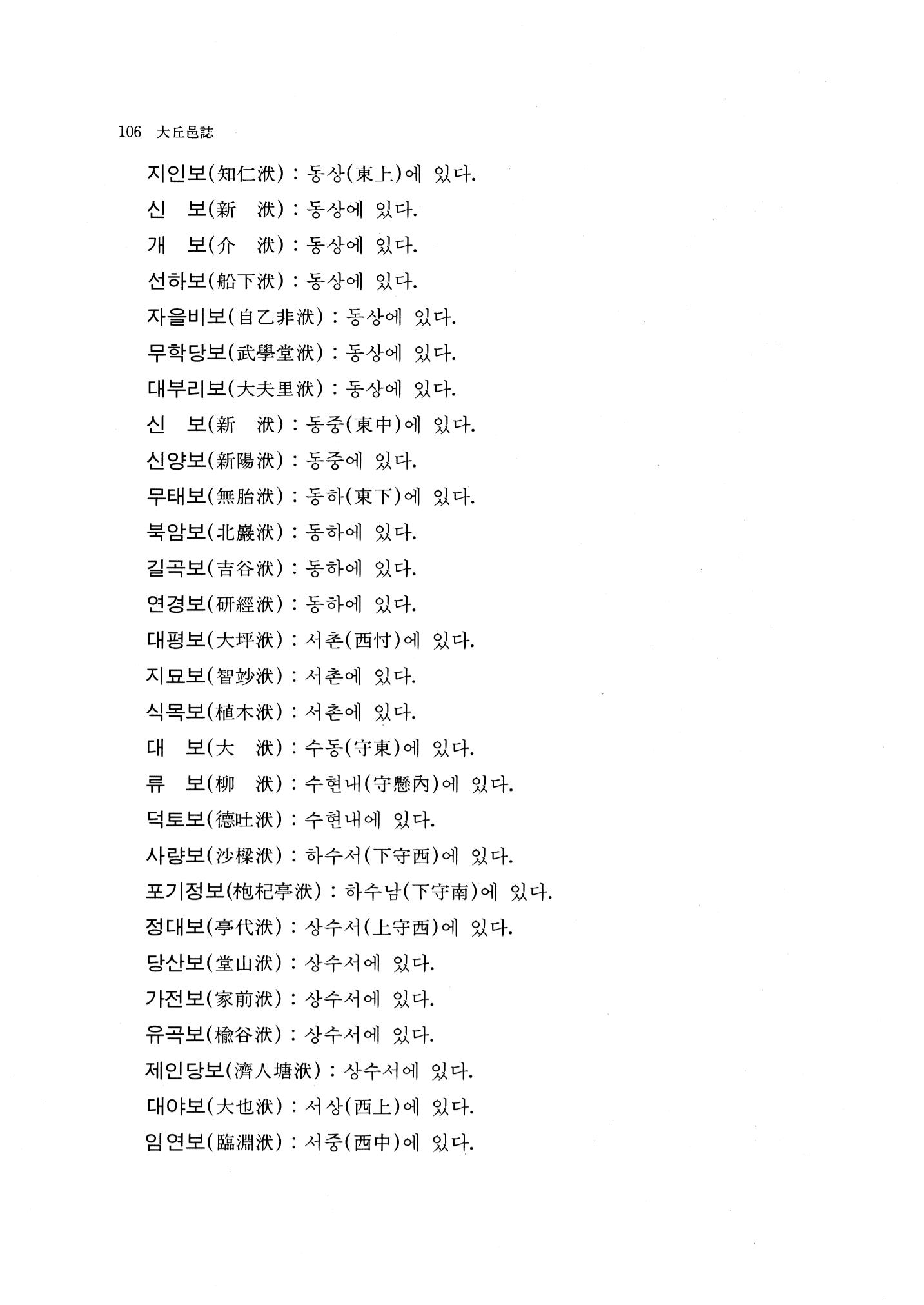 국역 대구부(大邱府) 읍지(1768) 118페이지