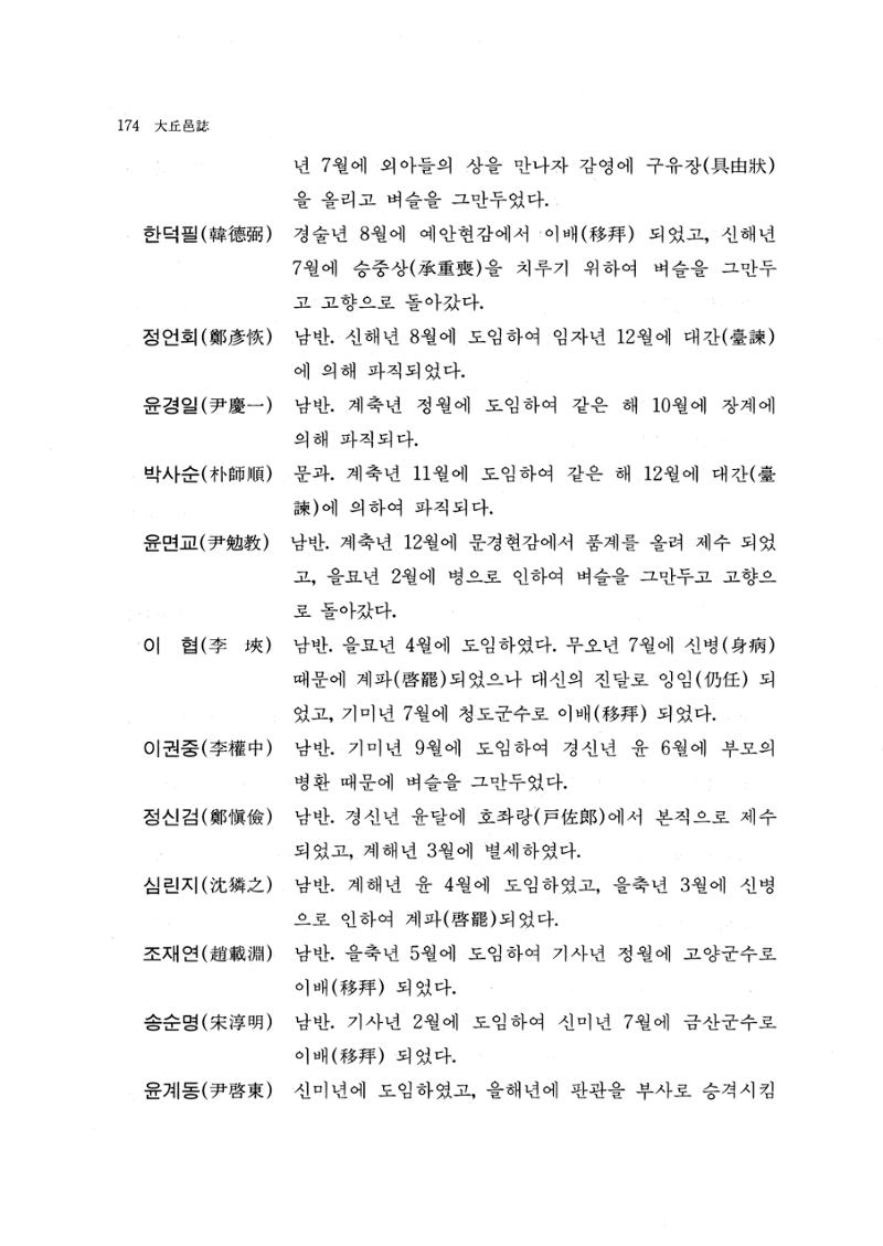 국역 대구부(大邱府) 읍지(1768) 186페이지