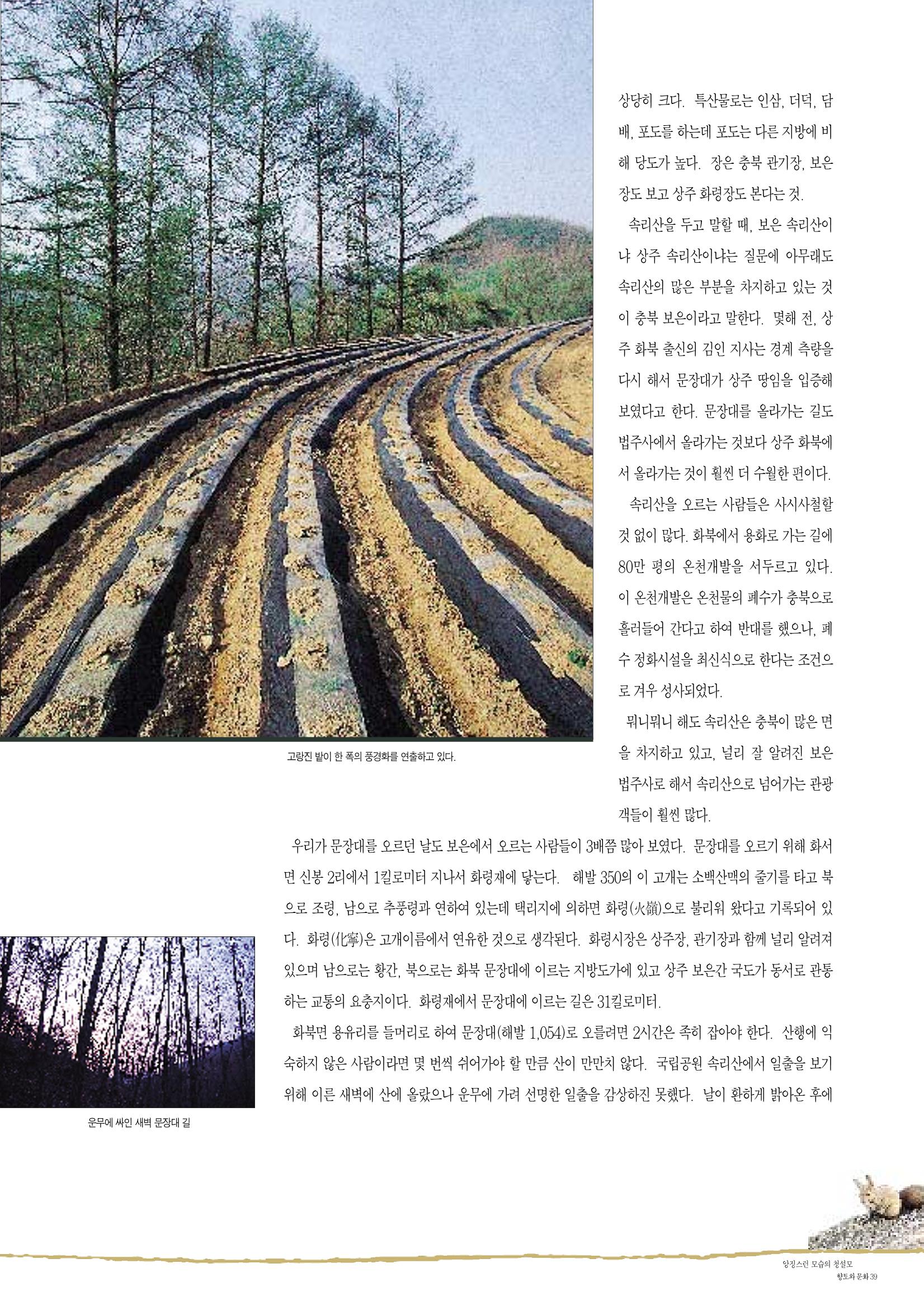 향토와 문화 vol.2 길위의 삶, 길위의 풍경(1996년5,6월호) 38페이지