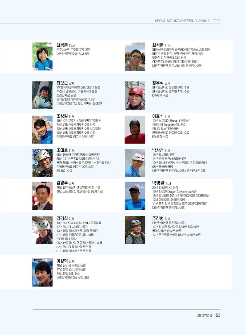 서울시산악연감13호통합본 153페이지