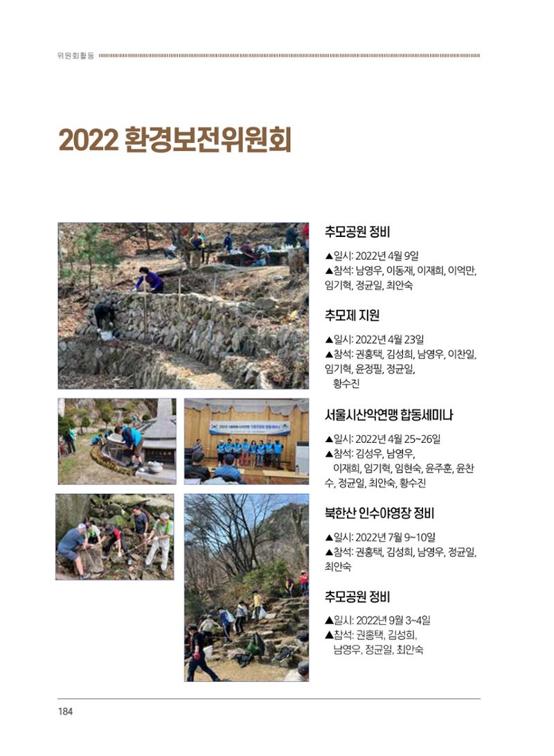 서울시산악연감13호통합본 184페이지