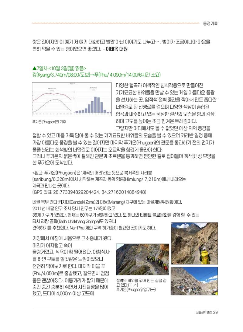 서울시산악연감13호통합본 39페이지