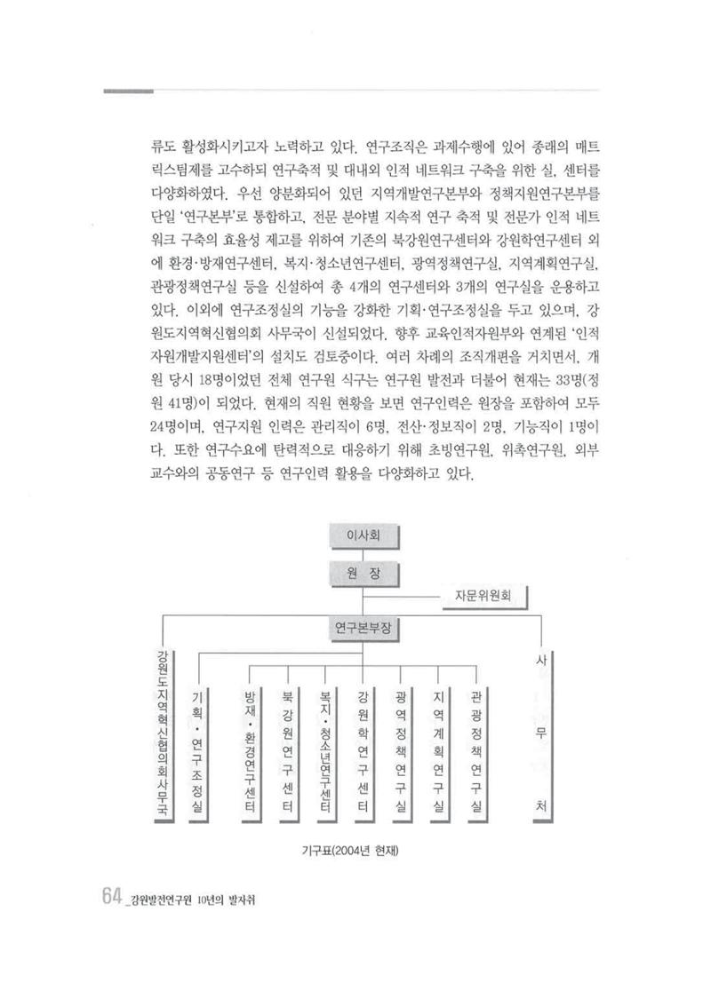 강원발전연구원 10년의 발자취 63페이지