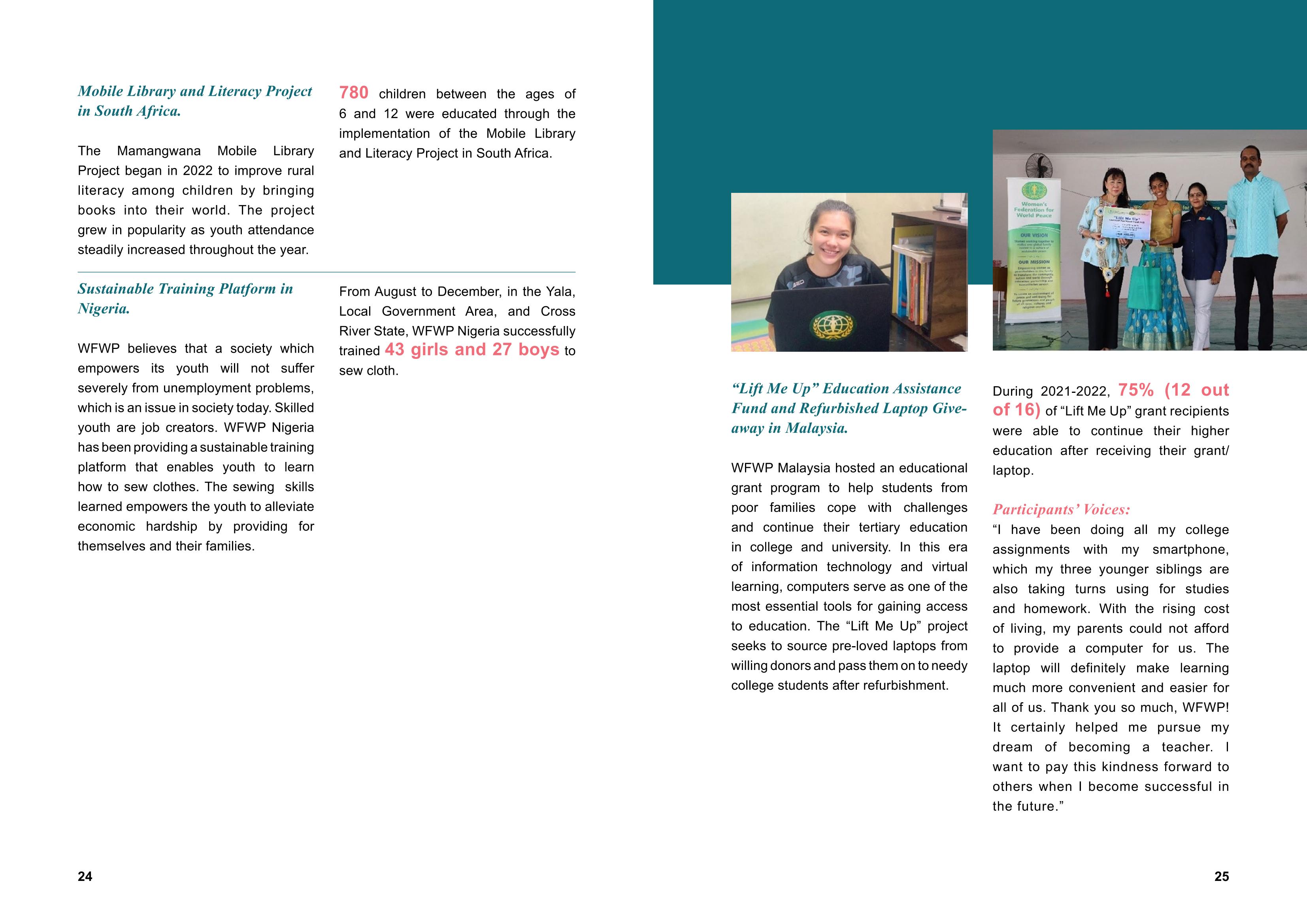 WFWPI ANNUAL REPORT 2022 13페이지