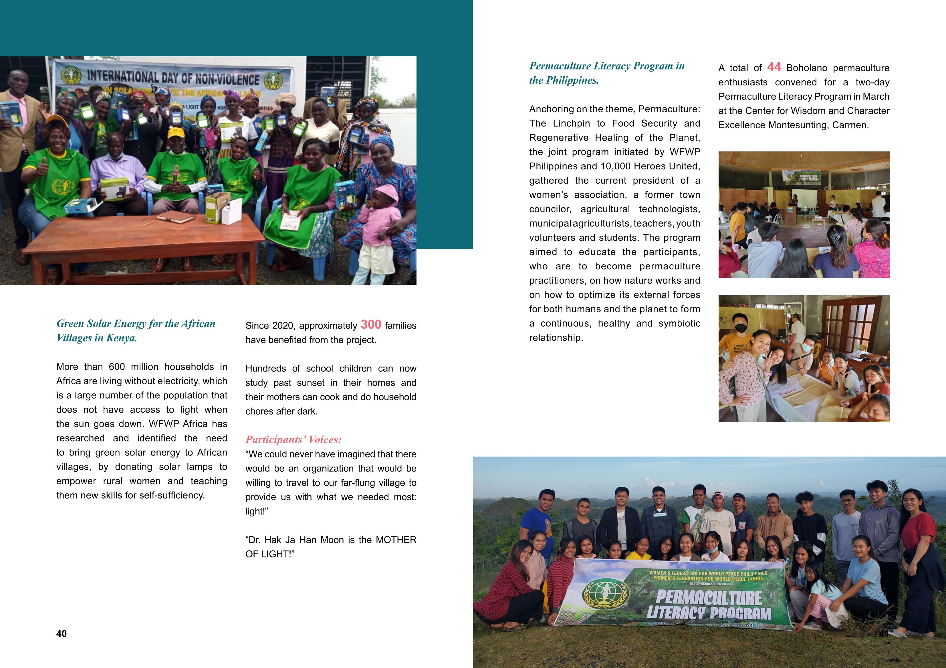 WFWPI ANNUAL REPORT 2022 21페이지