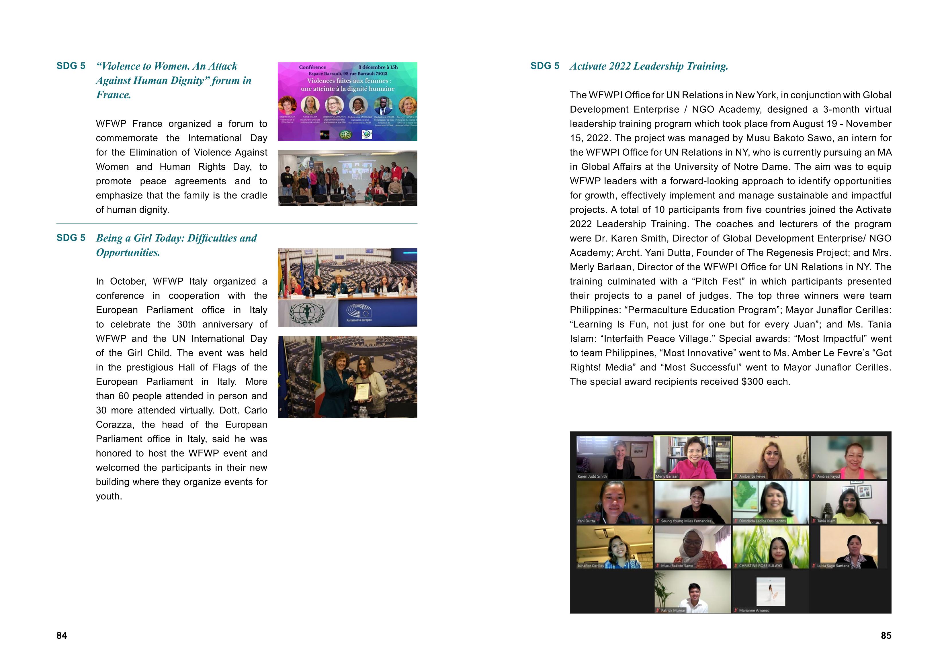 WFWPI ANNUAL REPORT 2022 43페이지