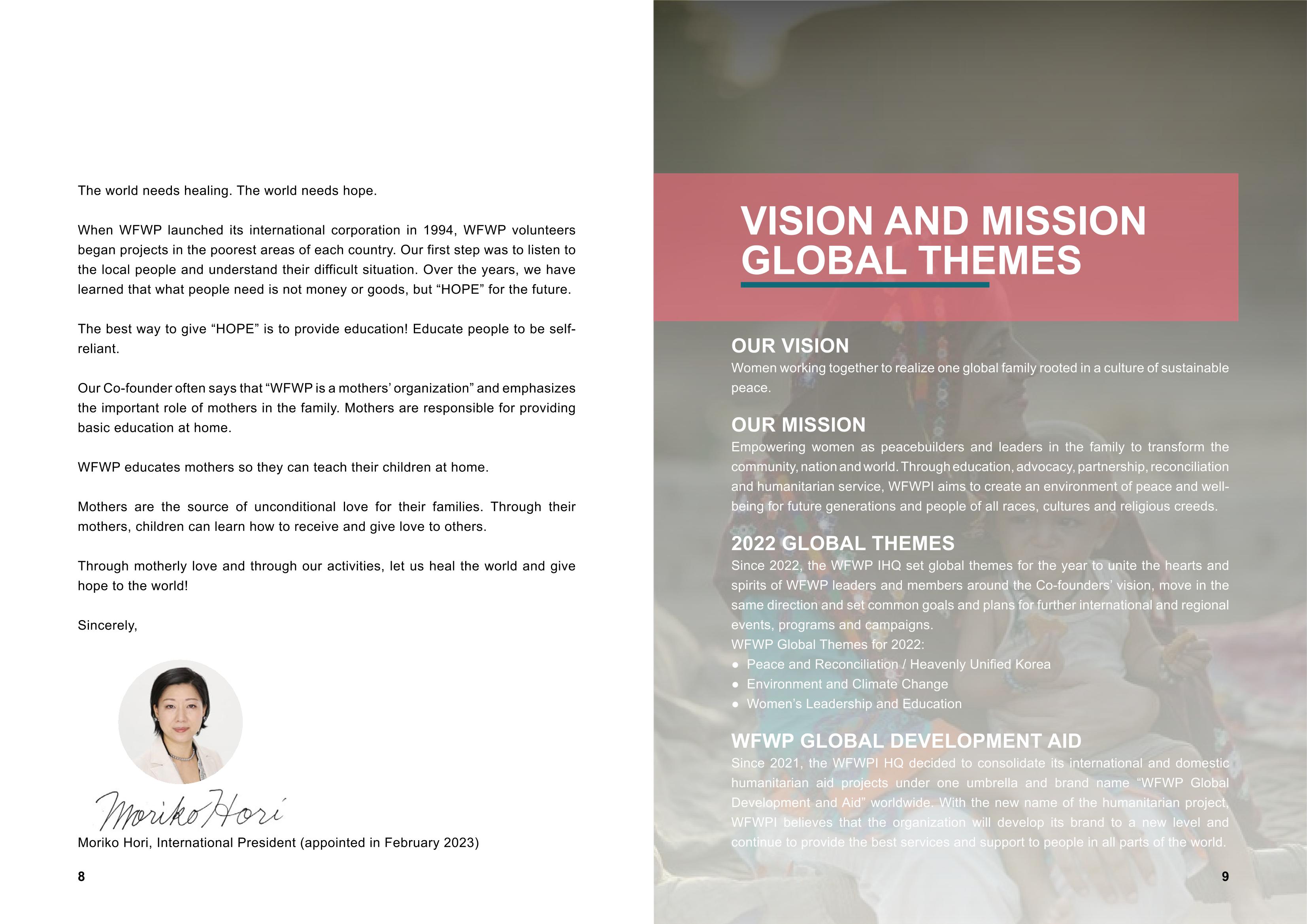 WFWPI ANNUAL REPORT 2022 5페이지