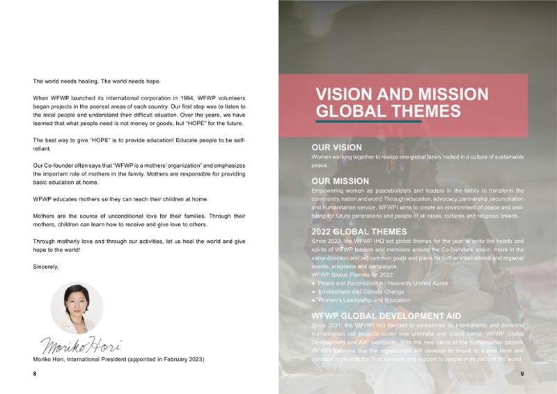 WFWPI ANNUAL REPORT 2022 5페이지