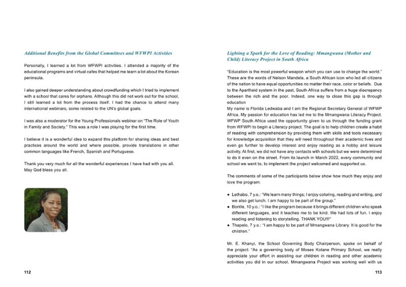 WFWPI ANNUAL REPORT 2022 57페이지