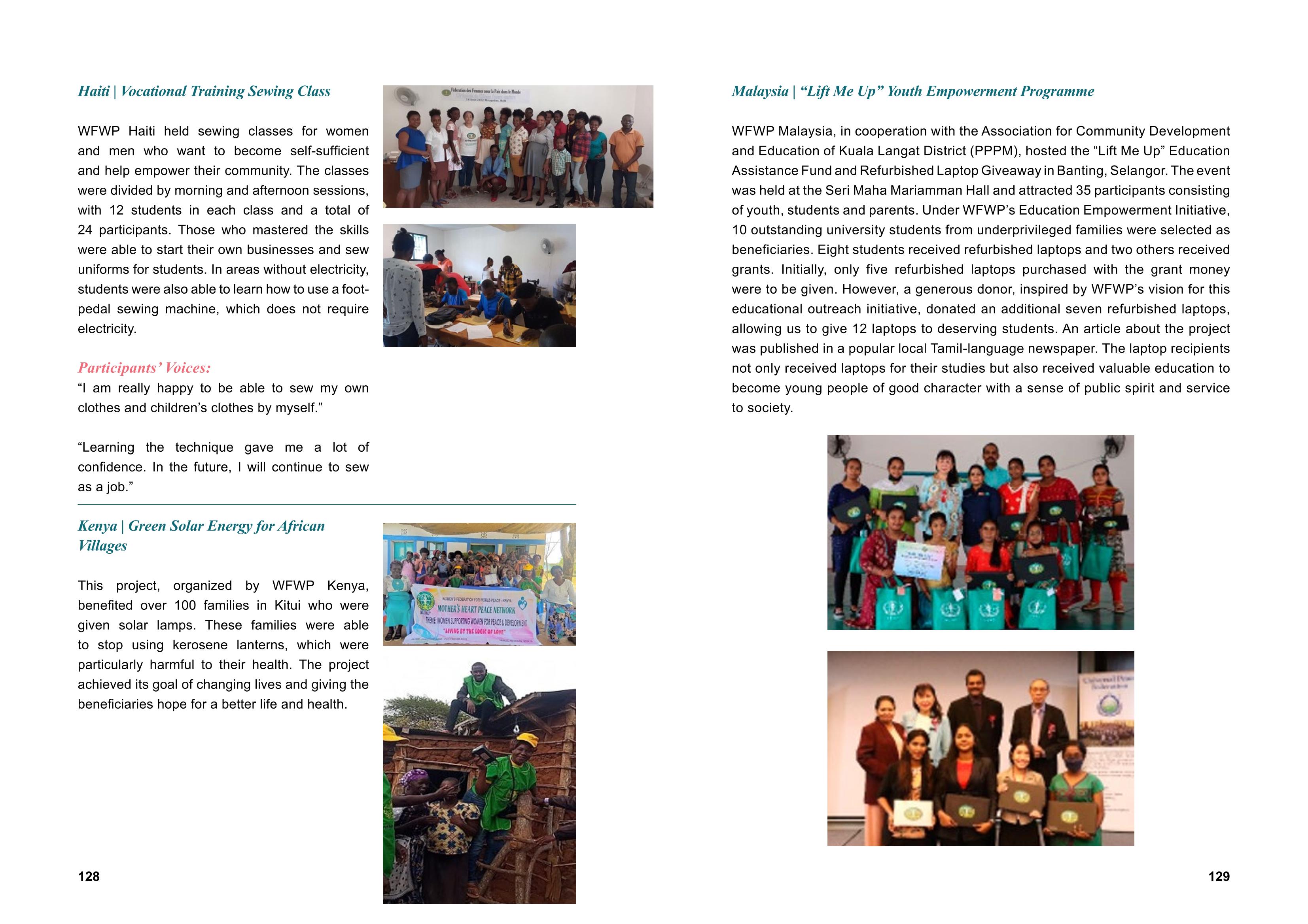 WFWPI ANNUAL REPORT 2022 65페이지