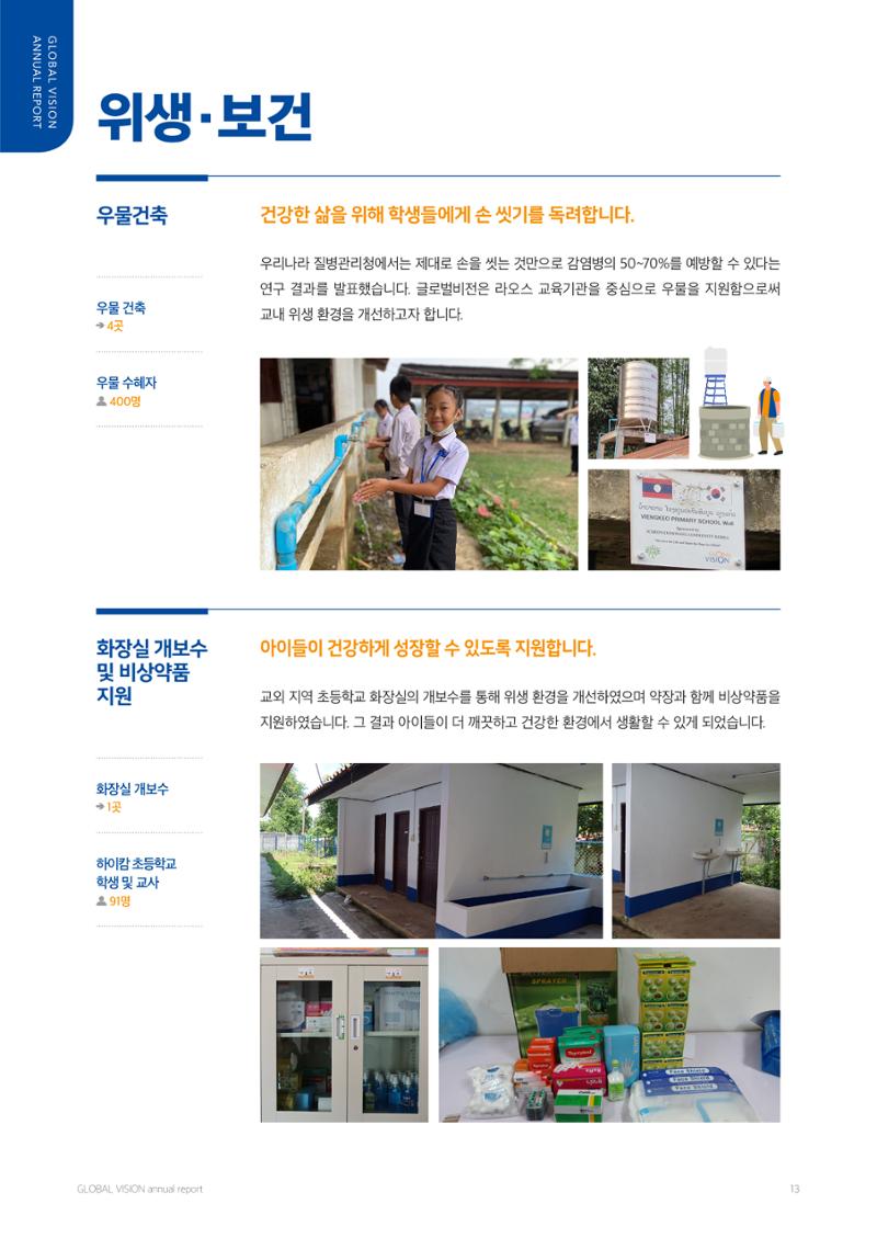 2022 글로벌비전 연차보고서 13페이지