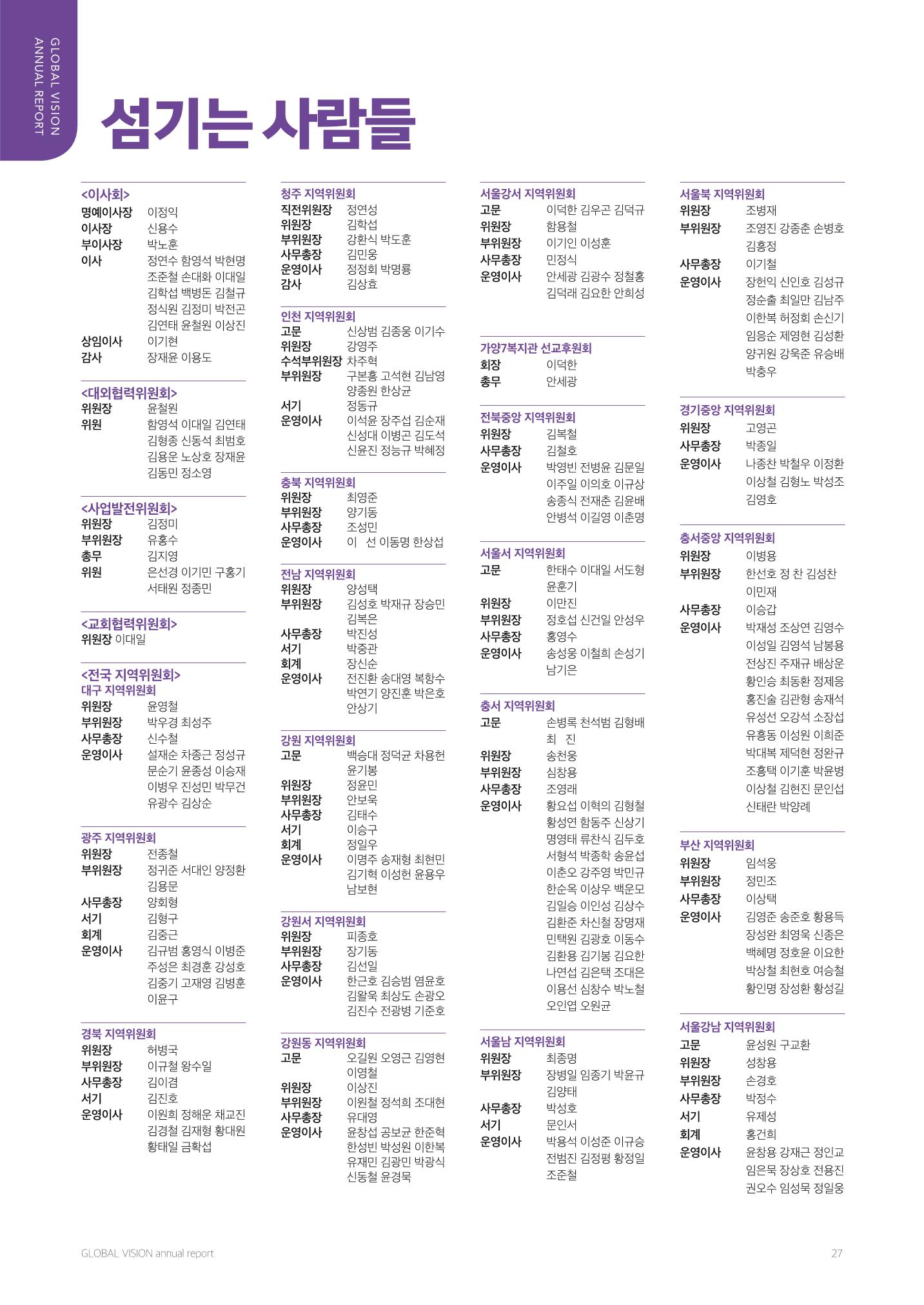 2022 글로벌비전 연차보고서 27페이지