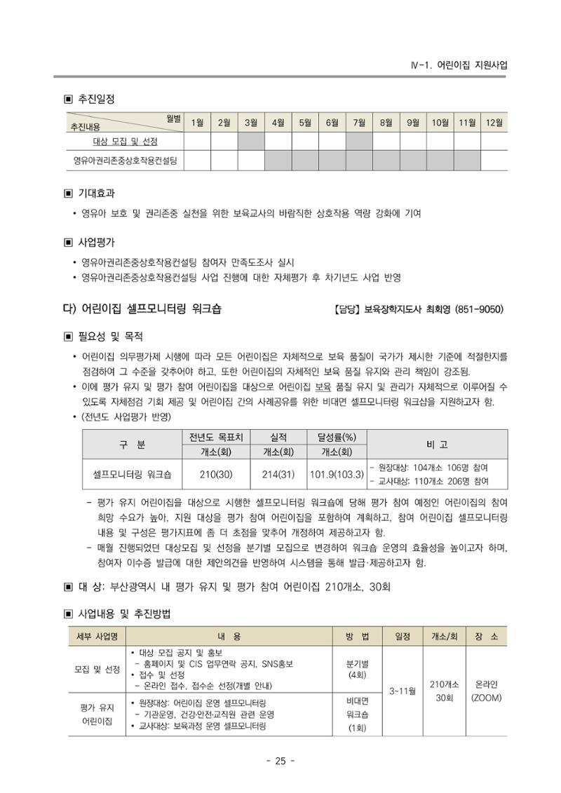 2023 부산광역시육아종합지원센터 변경사업계획서 27페이지