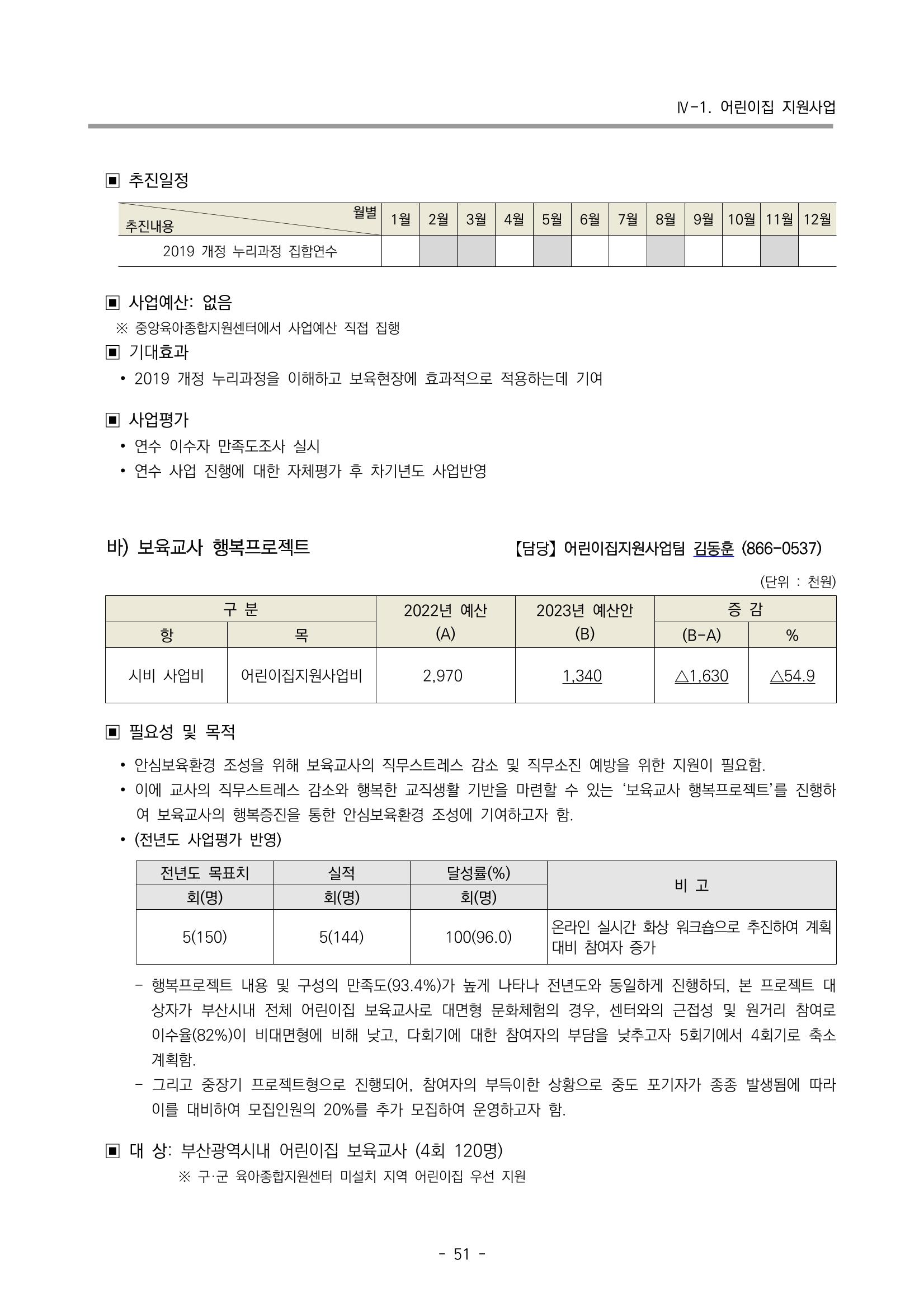 2023 부산광역시육아종합지원센터 변경사업계획서 53페이지