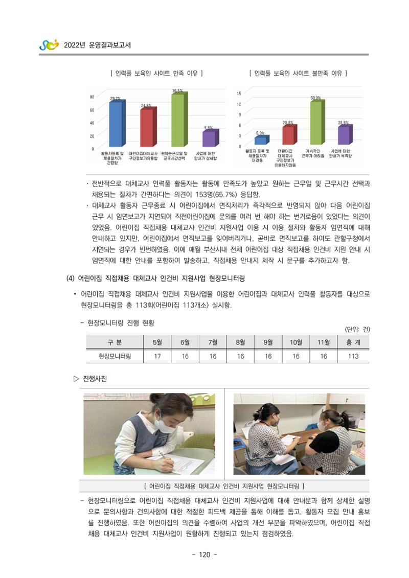 2022 부산광역시육아종합지원센터 운영결과보고서 122페이지