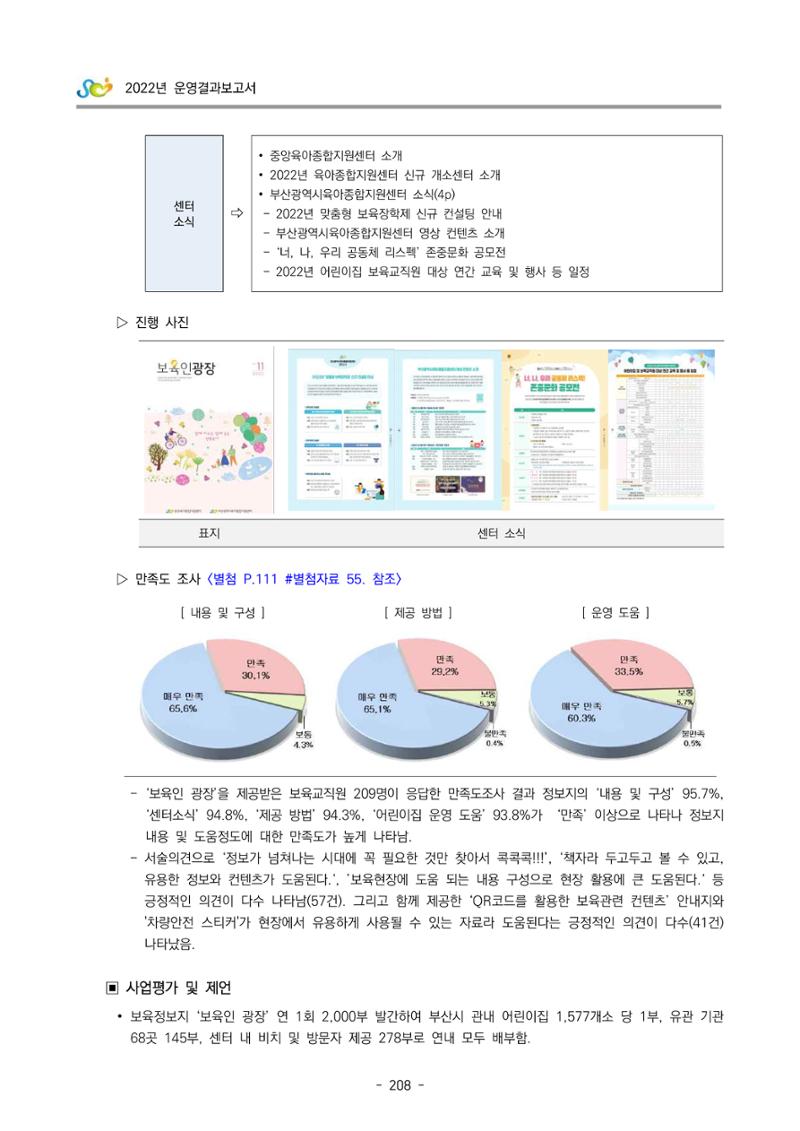 2022 부산광역시육아종합지원센터 운영결과보고서 210페이지