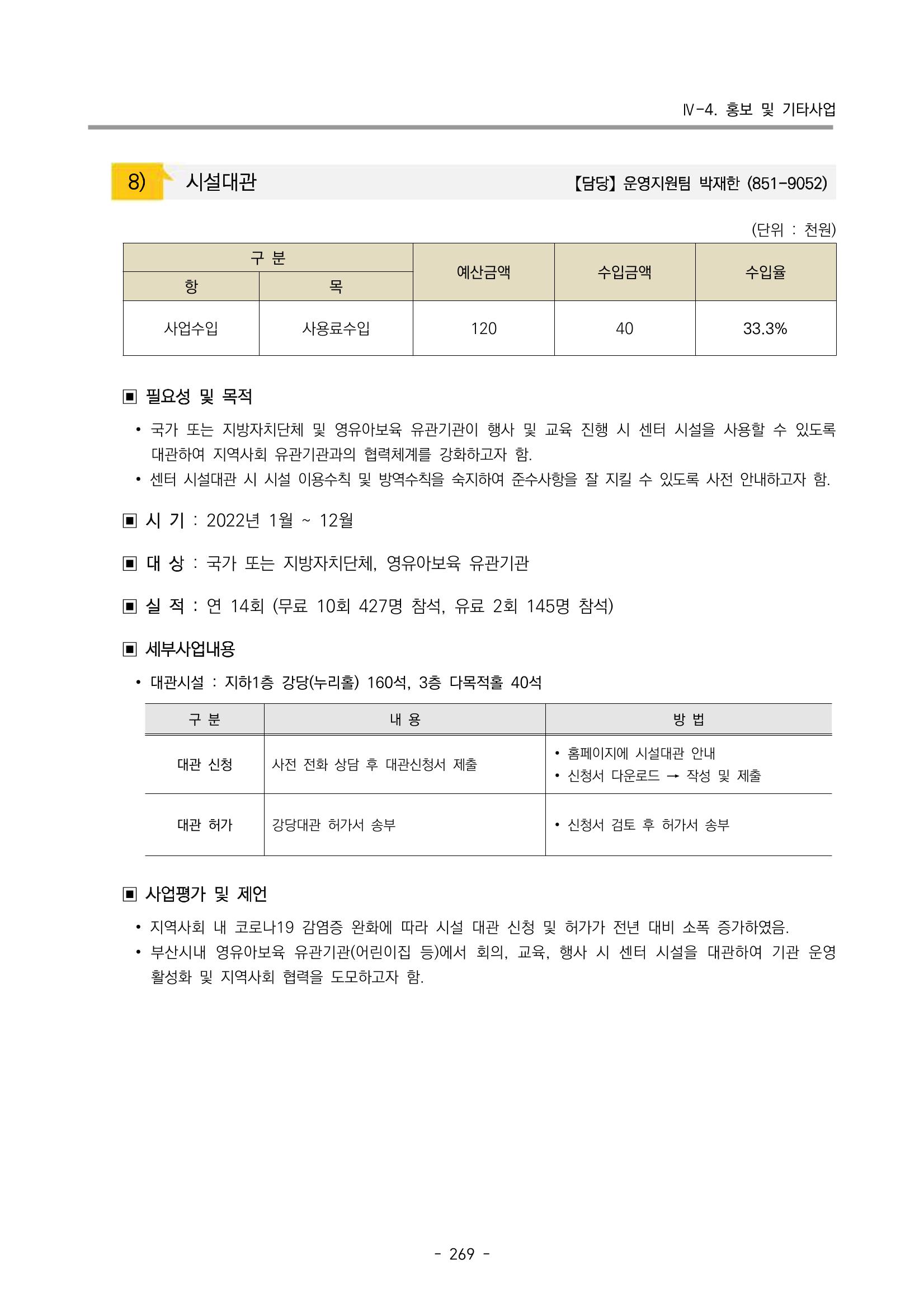 2022 부산광역시육아종합지원센터 운영결과보고서 271페이지
