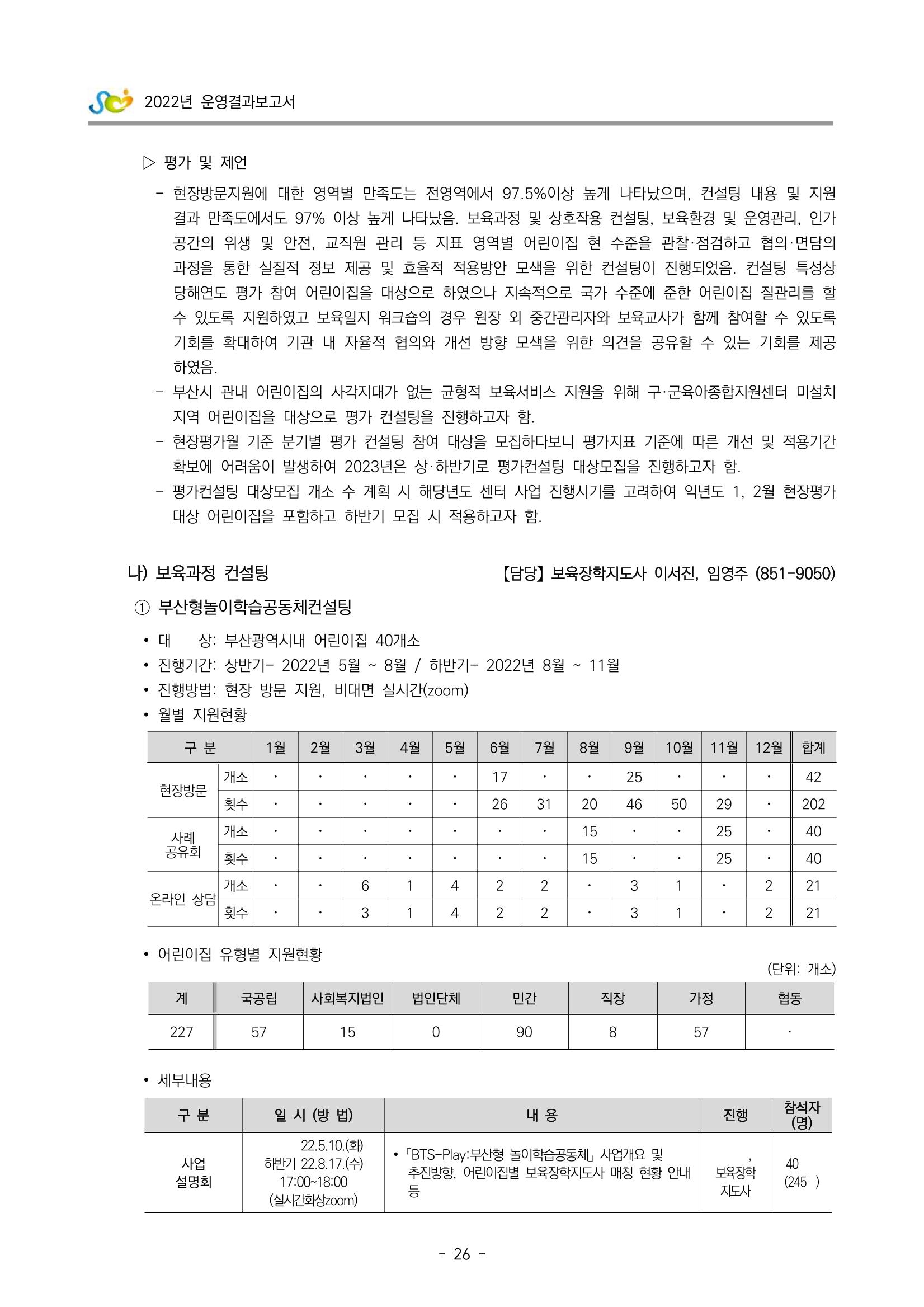 2022 부산광역시육아종합지원센터 운영결과보고서 28페이지