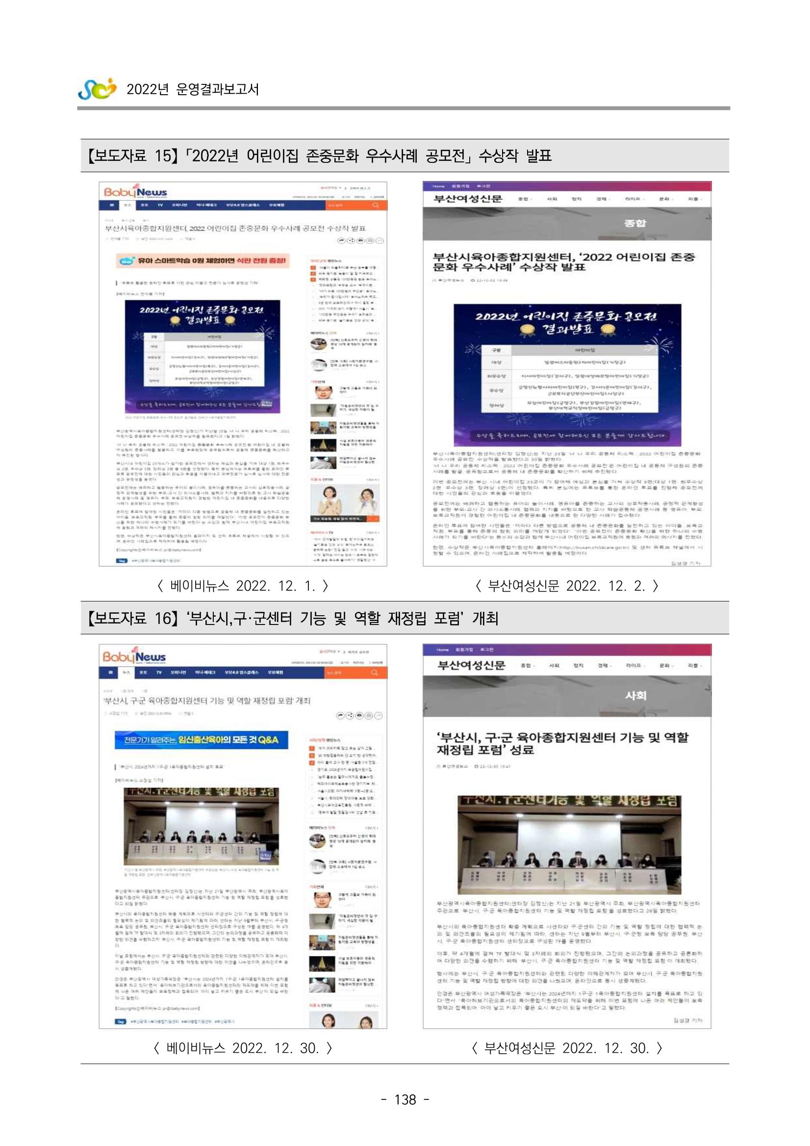 2022 부산광역시육아종합지원센터 운영결과보고서 418페이지