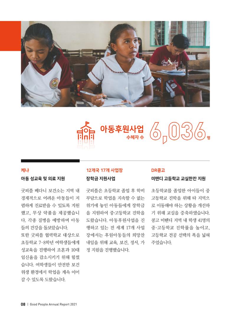 2021 굿피플 연차보고서 10페이지