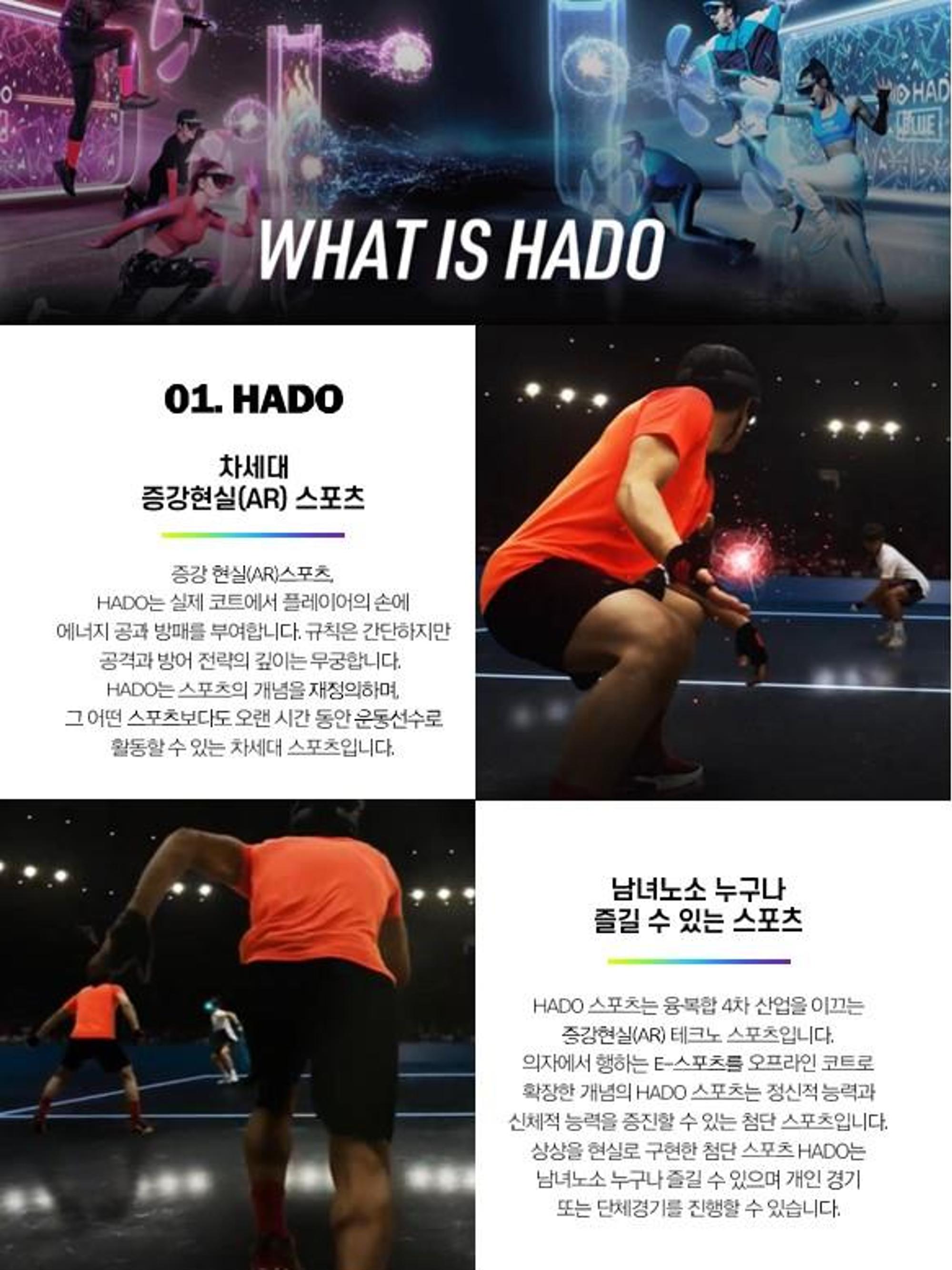 HADO AR스포츠를 한 눈으로 보기(AR피구) 3페이지