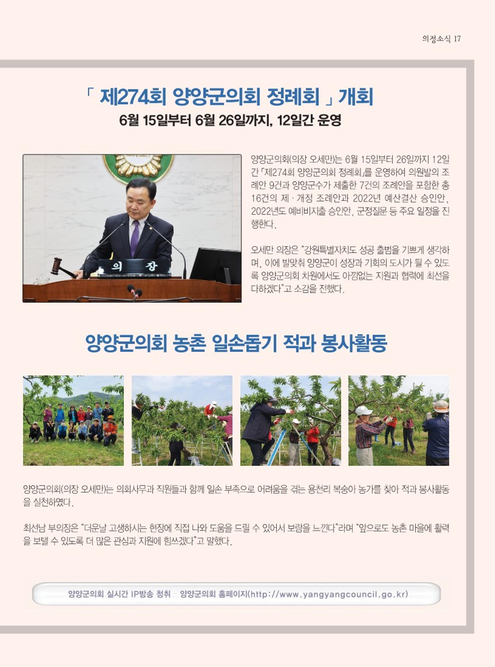 양양소식지 2023. 6월호 17페이지