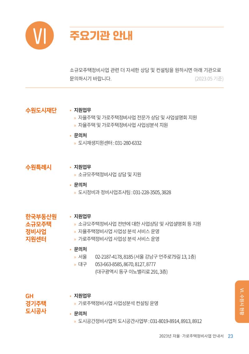 2023 자율.가로 주택 정비사업 안내서 25페이지