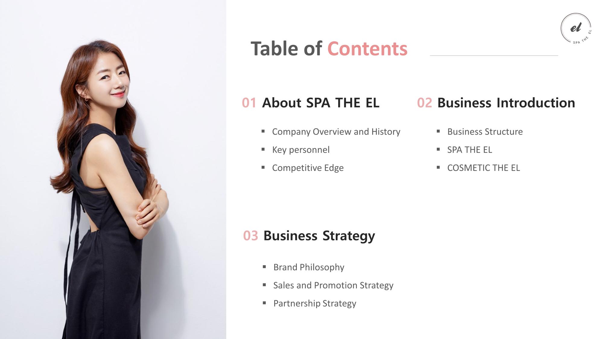 [Cosmetic the EL] SPA the EL Company Profile (for Suite Summit 2023) 2페이지