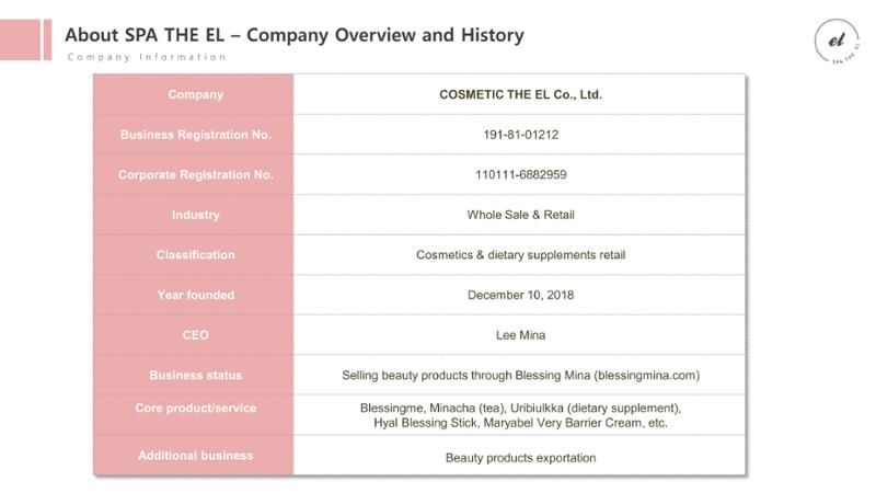 [Cosmetic the EL] SPA the EL Company Profile (for Suite Summit 2023) 5페이지