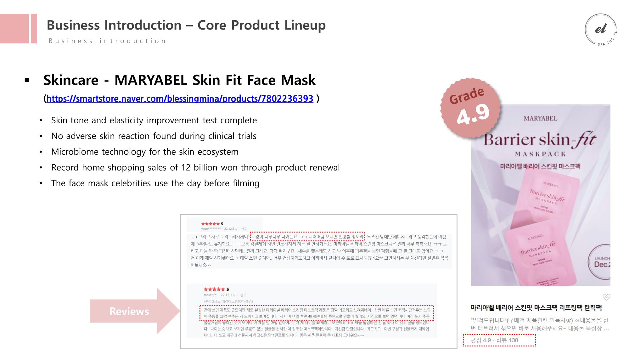 [Cosmetic the EL] SPA the EL Product Guide (for Suite Summit 2023) 9페이지