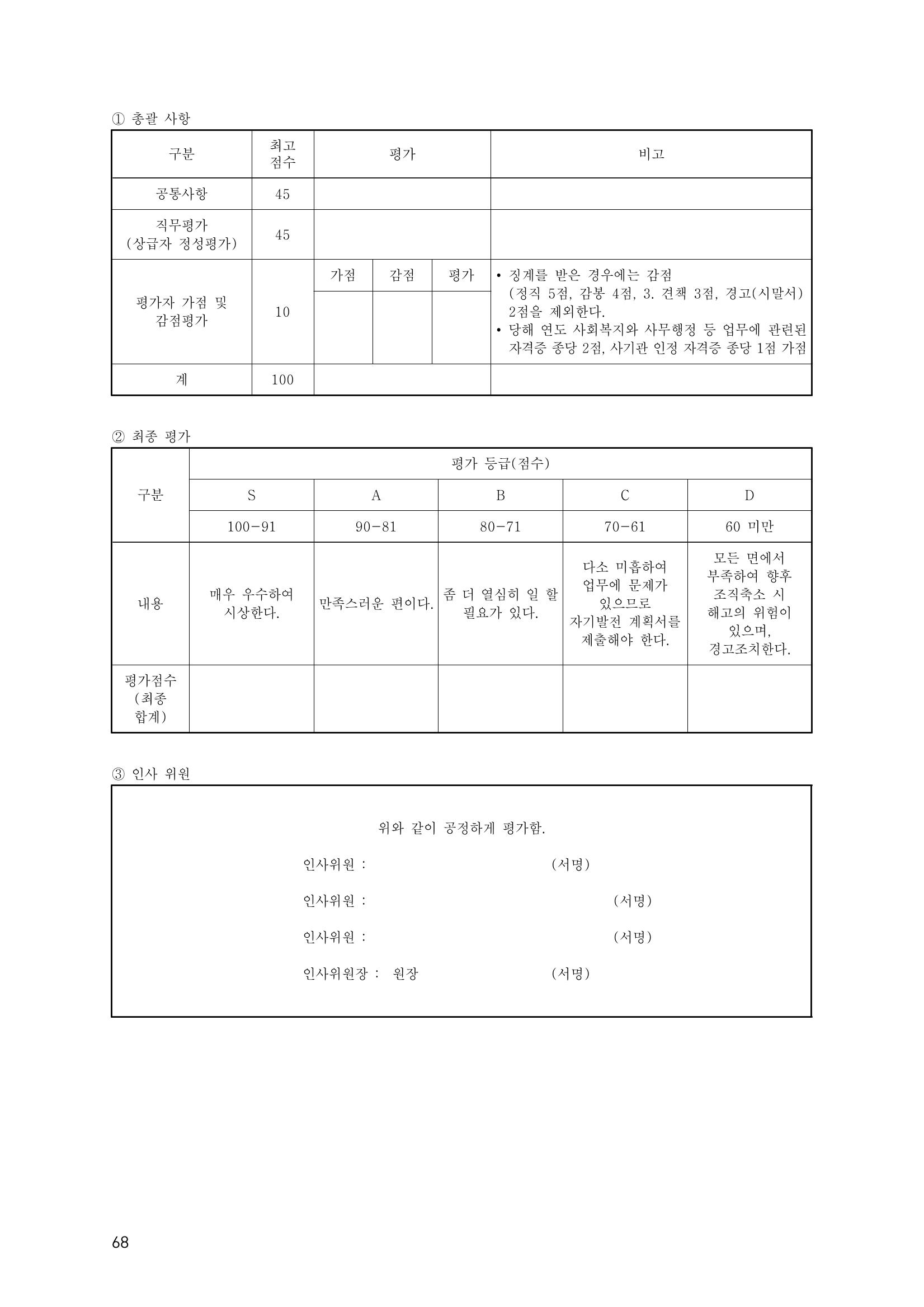 에덴장애인종합복지관 운영규정집 103페이지