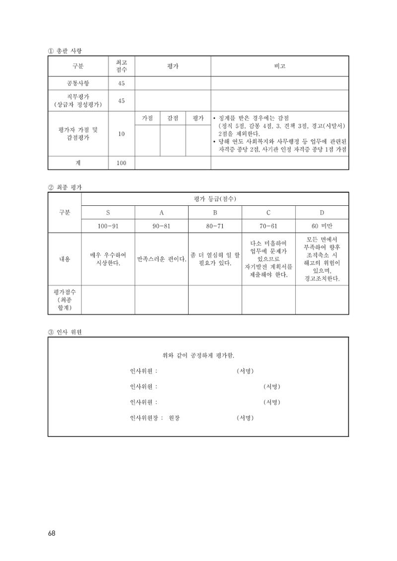 에덴장애인종합복지관 운영규정집 103페이지